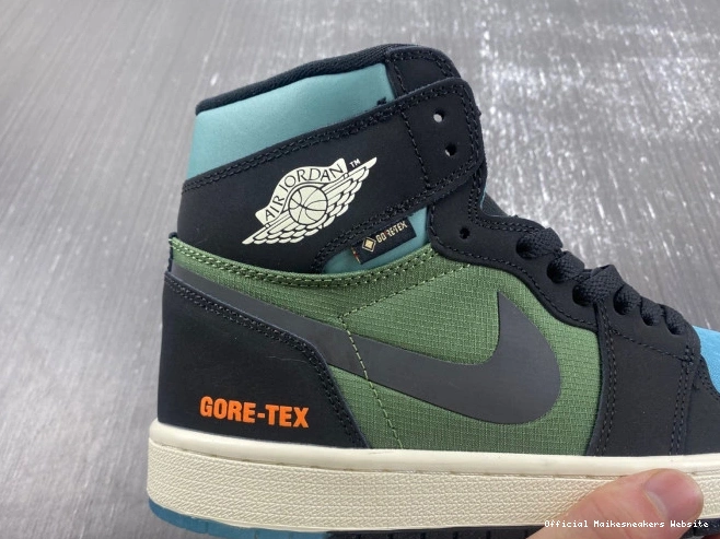 Official Maikesneakers Gore-Tex 1 J Sky Jordan Light DB2889-003 Element Air Olive 0809